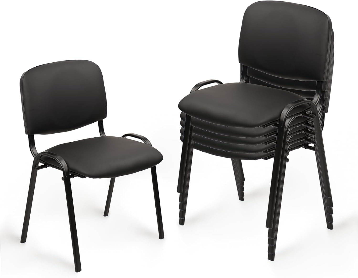CLATINA Stacking Waiting Room Chairs (Set)