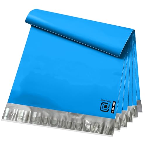 POLYSELLS 2000 pcs 10x13 Blue Poly Mailers