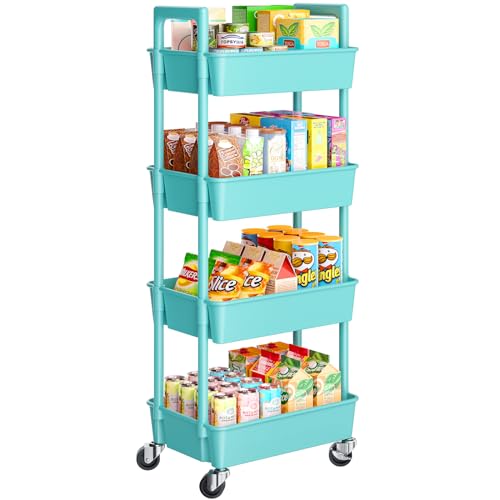 Pipishell 3-Tier Rolling Cart