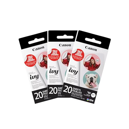 Canon Ivy Zink Circle Stickers