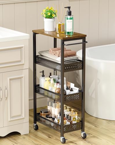 OKZEST Utility Slim Storage Cart (4-Tier)