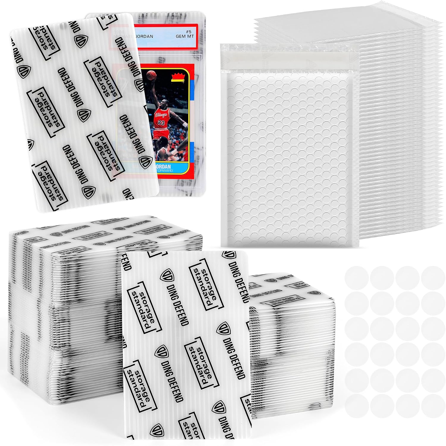 Ding Defend Card Shipping Kit Envelope Bubble Mailers