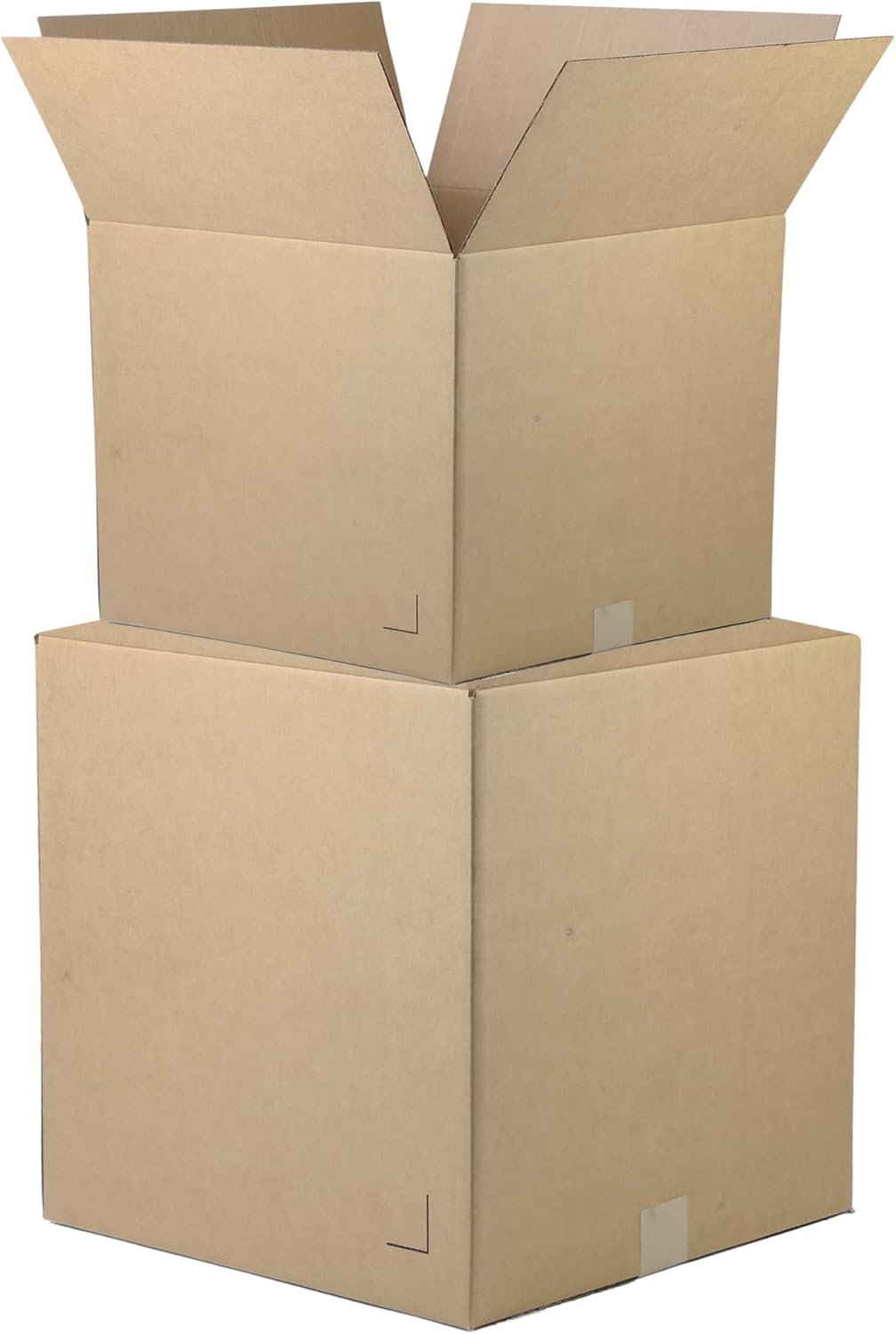 The Boxery 8"x8"x6" Brown/Kraft Corrugated Cardboard Shipping Boxes 100-Pack | Mailing, Packing, Moving & Storage for Business/Home  Durable - Eco-Friendly, Recyclable - Made in the USA