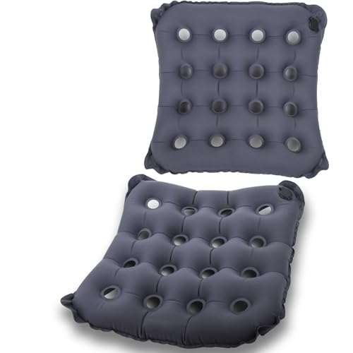 POPIPEN Inflatable Waffle Cushion