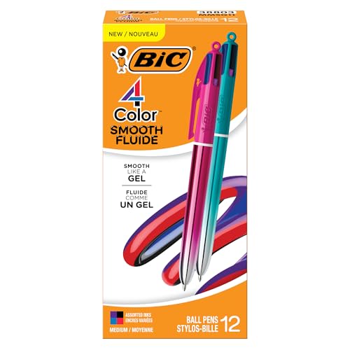 BIC 4 Color Smooth Gradient Multicolor Pen