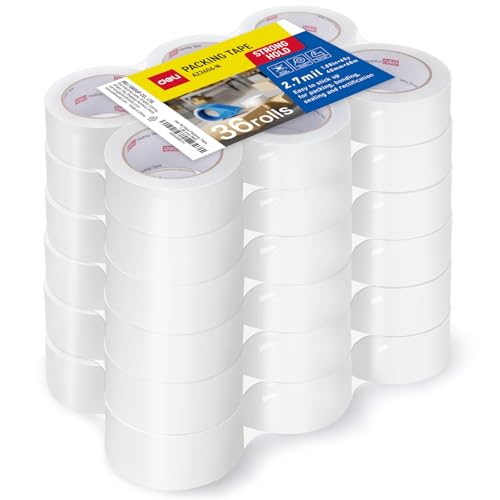 deli Heavy Duty Packing Tape 36 Rolls (1.88")