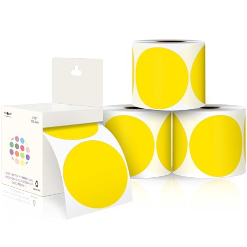 PARLAIM 3Color Coding Labels Stickers (4 Rolls)
