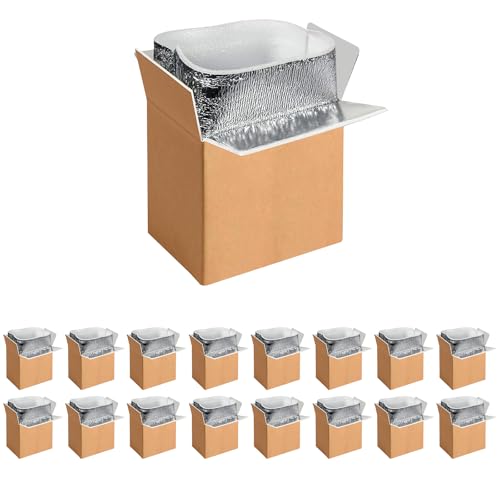 YSSOA 16 Pack Insulated Shipping Boxes