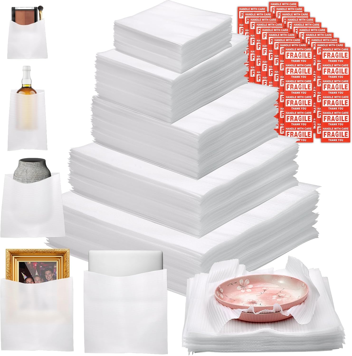 VIOBEPASS 302 Pcs Foam Pouches & Sheets