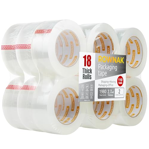Clear Packing Tape 18 Rolls