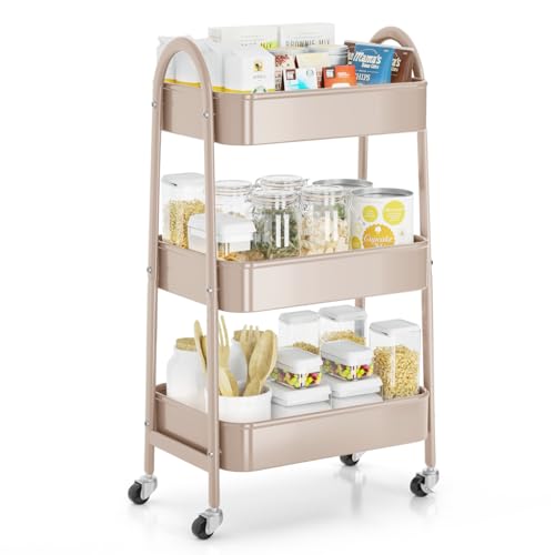 EAGMAK 3 Tier Rolling Cart