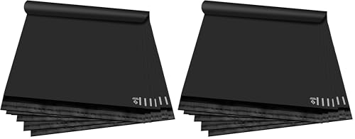 KKBESTPACK BLACK 19x24 50 PCS Large Poly Mailers Shipping Bags for Small Business  Self Sealing Package Envelopes (Pack of 2)