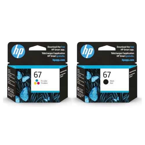 HP 67 Black & 67 Tri-Color (2 Pack)
