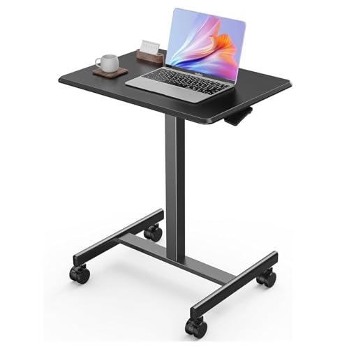 Sweetcrispy Mobile Small Standing Desk (Black)
