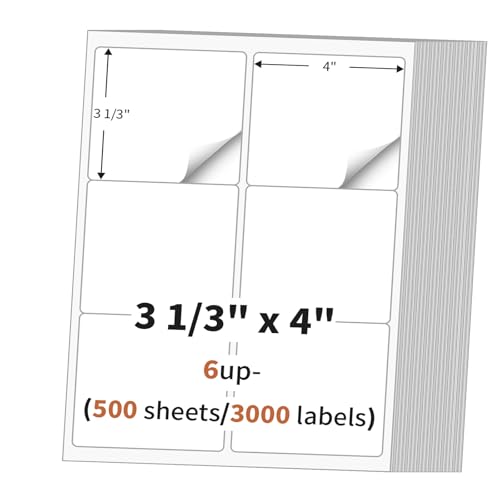 MultiLabel 3 1/3" x 4" Address Labels