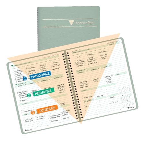 Planner Pad Spiral Bound, 6 3/4" x 8 1/2"