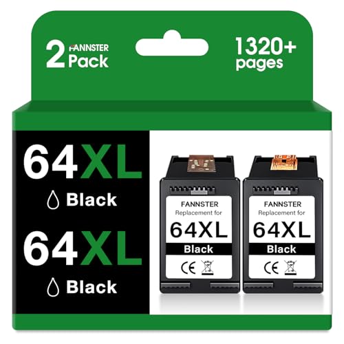 fannster 64XL Black Cartridges (2-pack)