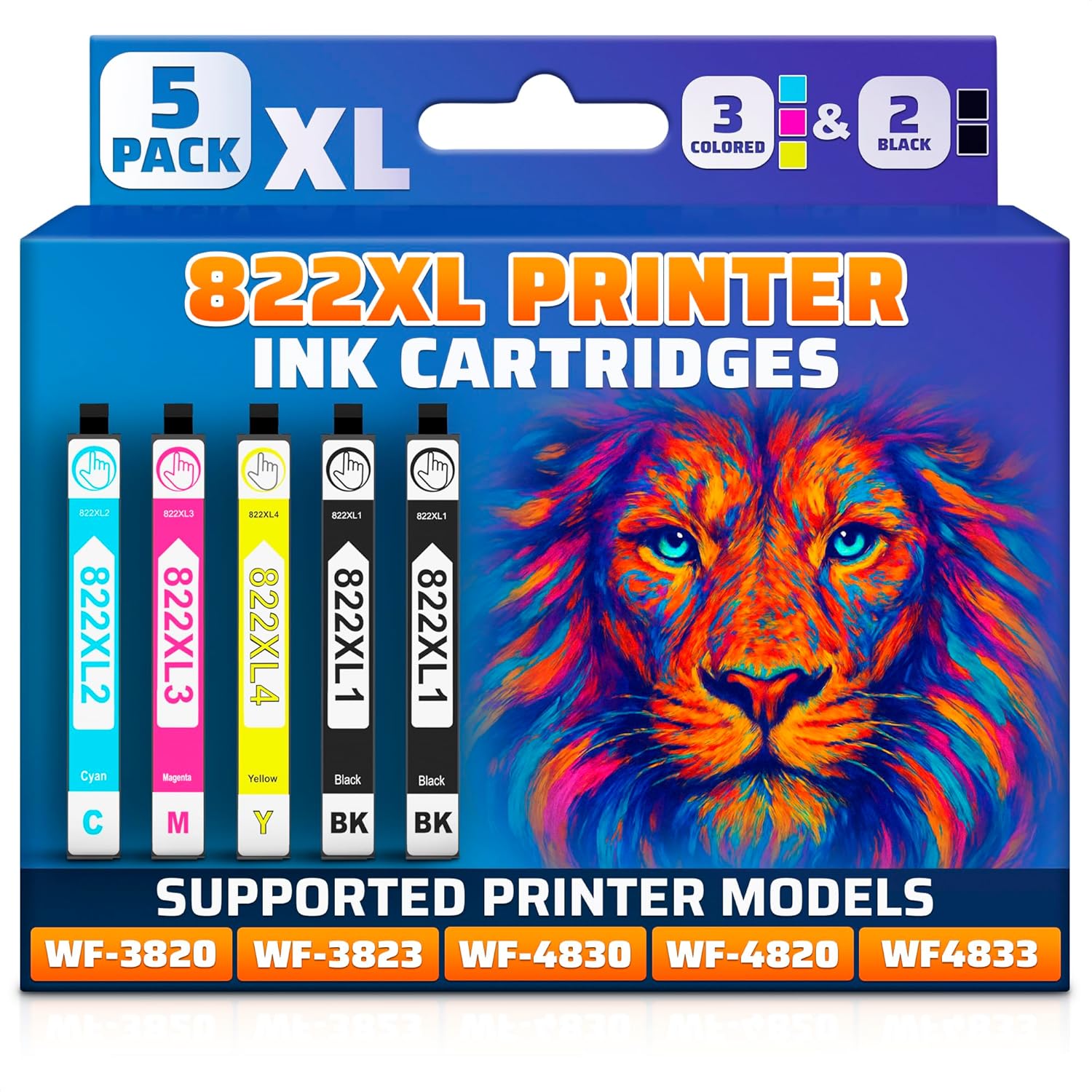 Reluen 822XL Ink Combo