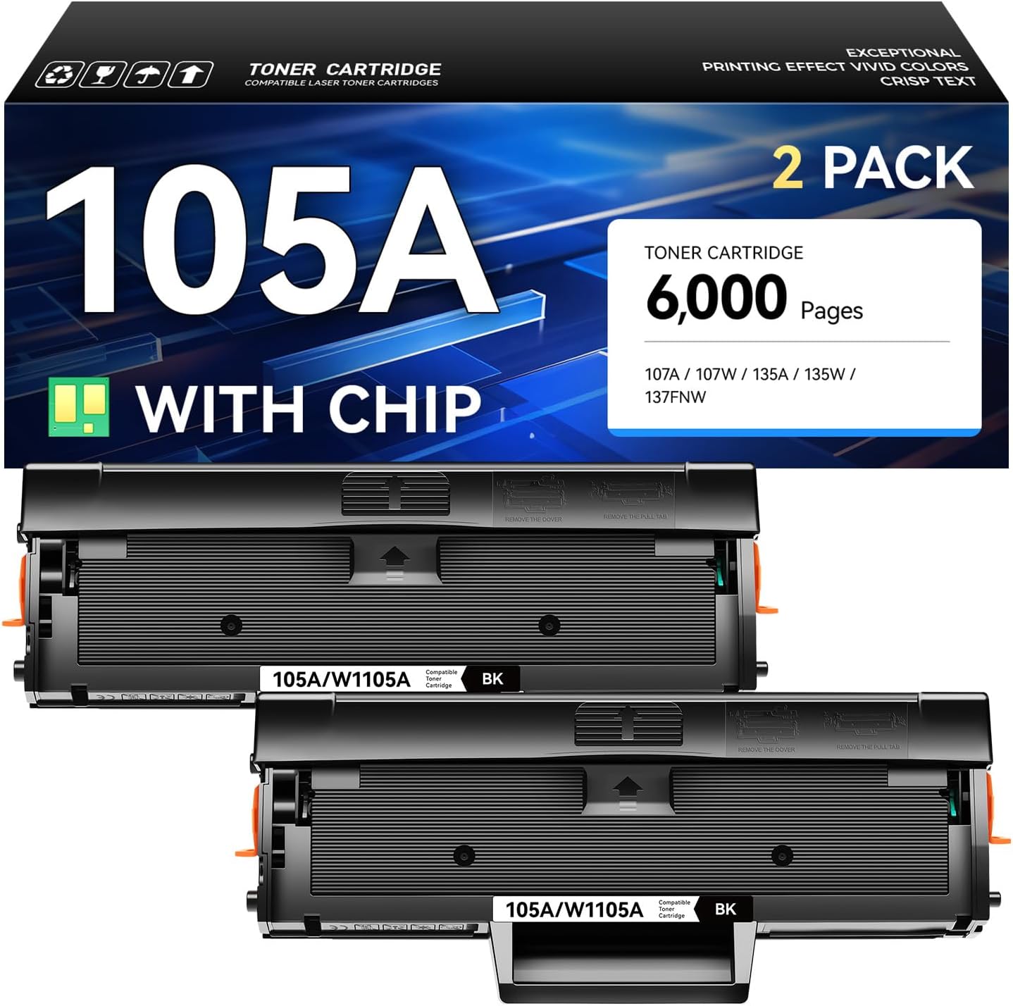 105A Toner Cartridge 2-Pack