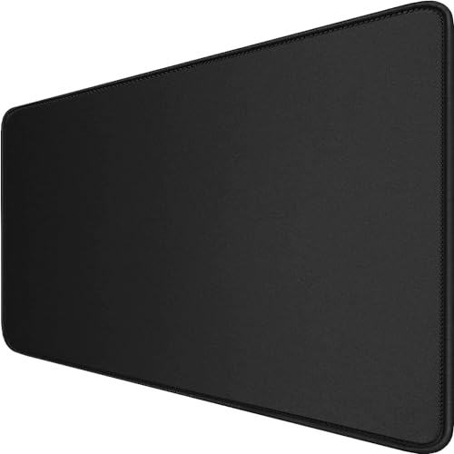 Large Extended Gaming Mouse Pad with Stitched Edges