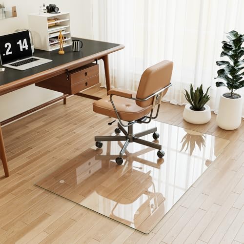 Koonmi 30" x 48" Tempered Glass Mat
