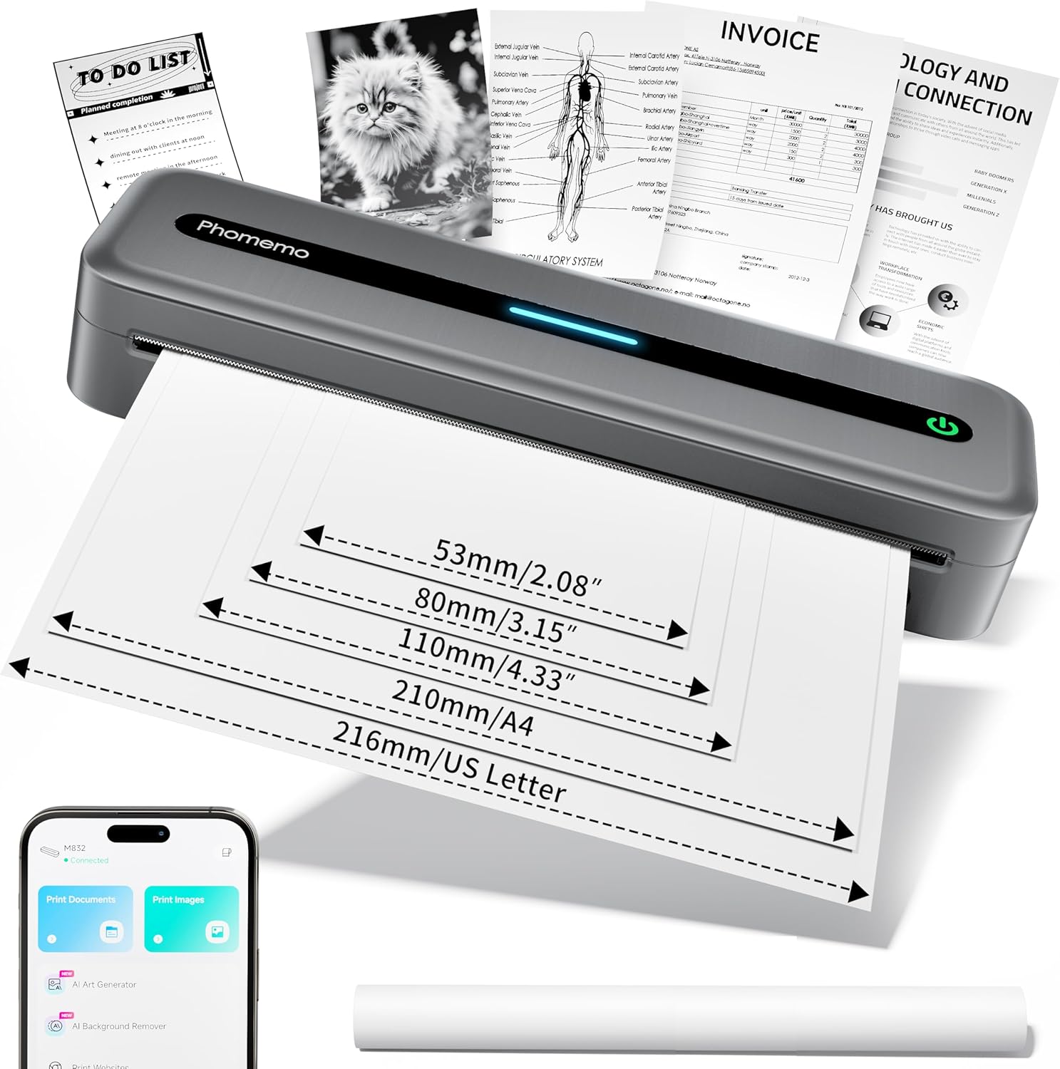 Phomemo M832 Inkless Thermal (Budget)