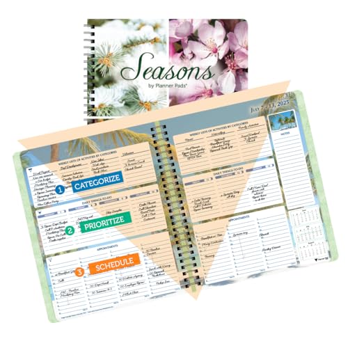 Planner Pad Spiral Bound Funnel Down
