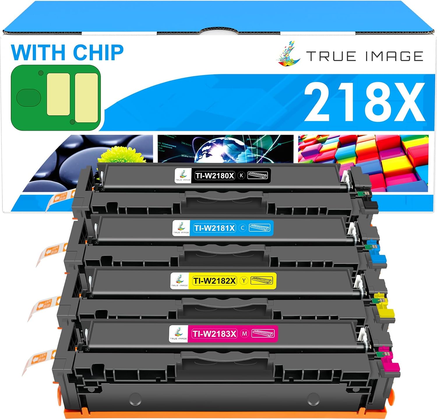 218X Toner Cartridges 4 Pack