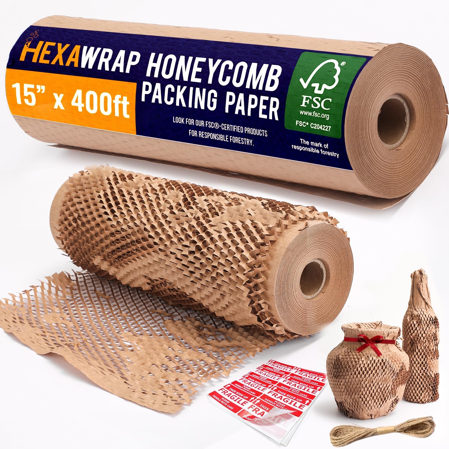 HEXAWRAP Honeycomb Packing Paper