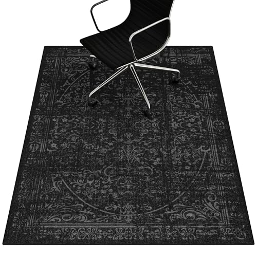 Office Chair Mat 48"x60" Jet Black