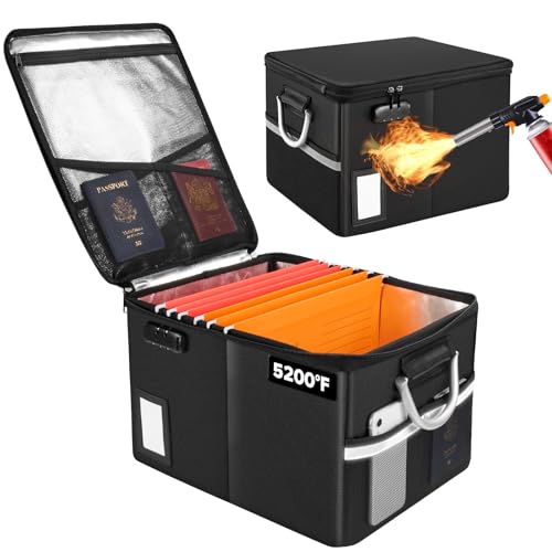 TOMKID 5200F Fireproof Document Box