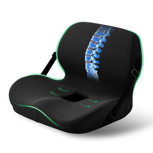 FuturaLoom Memory Foam L-Shaped Cushion