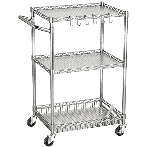 Alexayhome 3-Tier Metal Cart