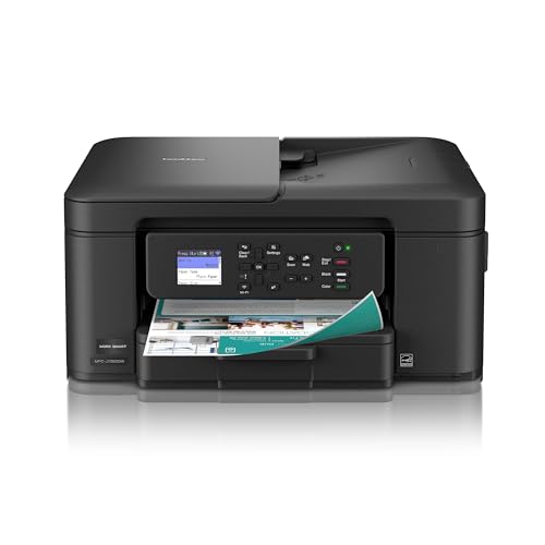 Brother Work Smart 1360 Wireless Color Inkjet All-in-One Printer with Automatic Duplex Printing and 1.8 Color Display | Includes Refresh Subscription Trial(1) (MFC-J1360DW) (Uses LC501 Series Inks)