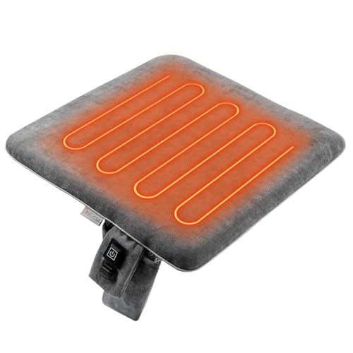 Melissa Portable Heated Seat Cushion (Gray)