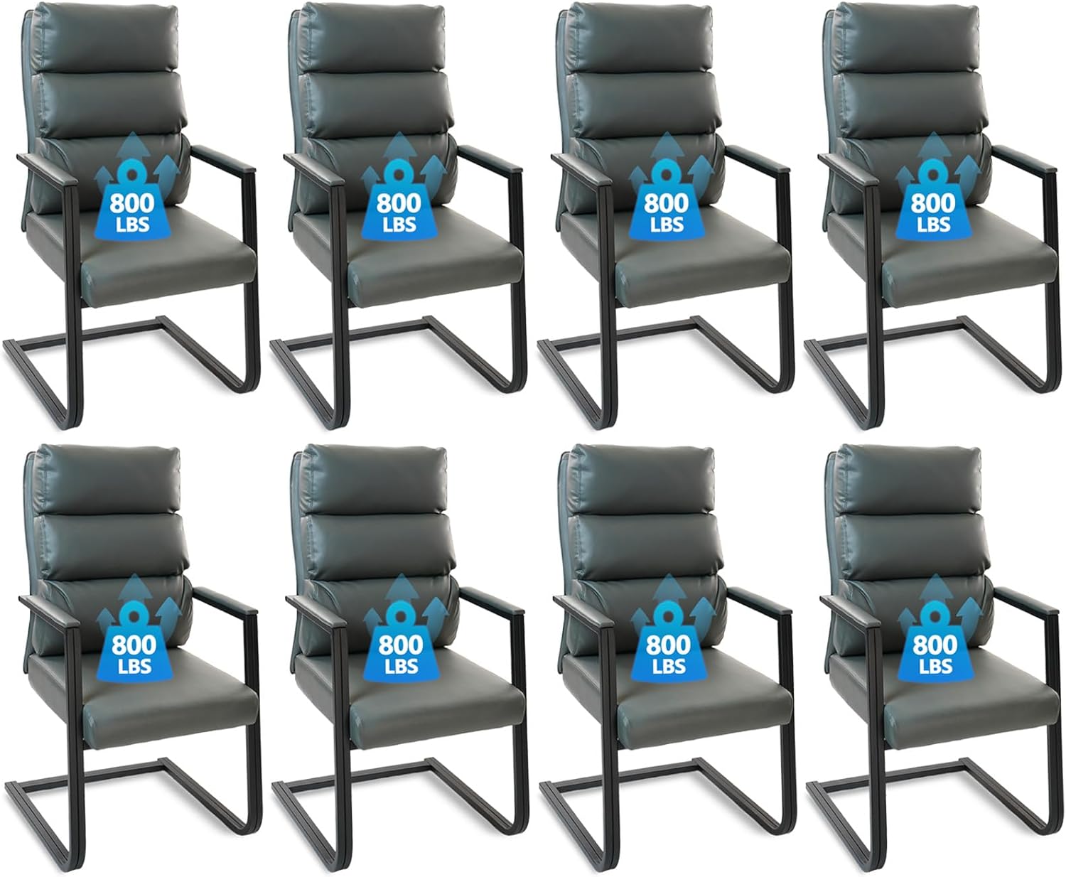 CLATINA 800lbs Reception Chair (8 Pack)