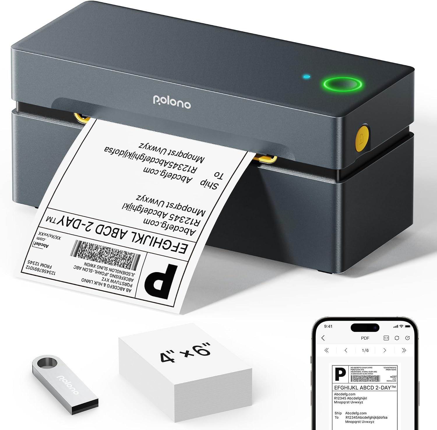 POLONO Bluetooth Thermal Printer